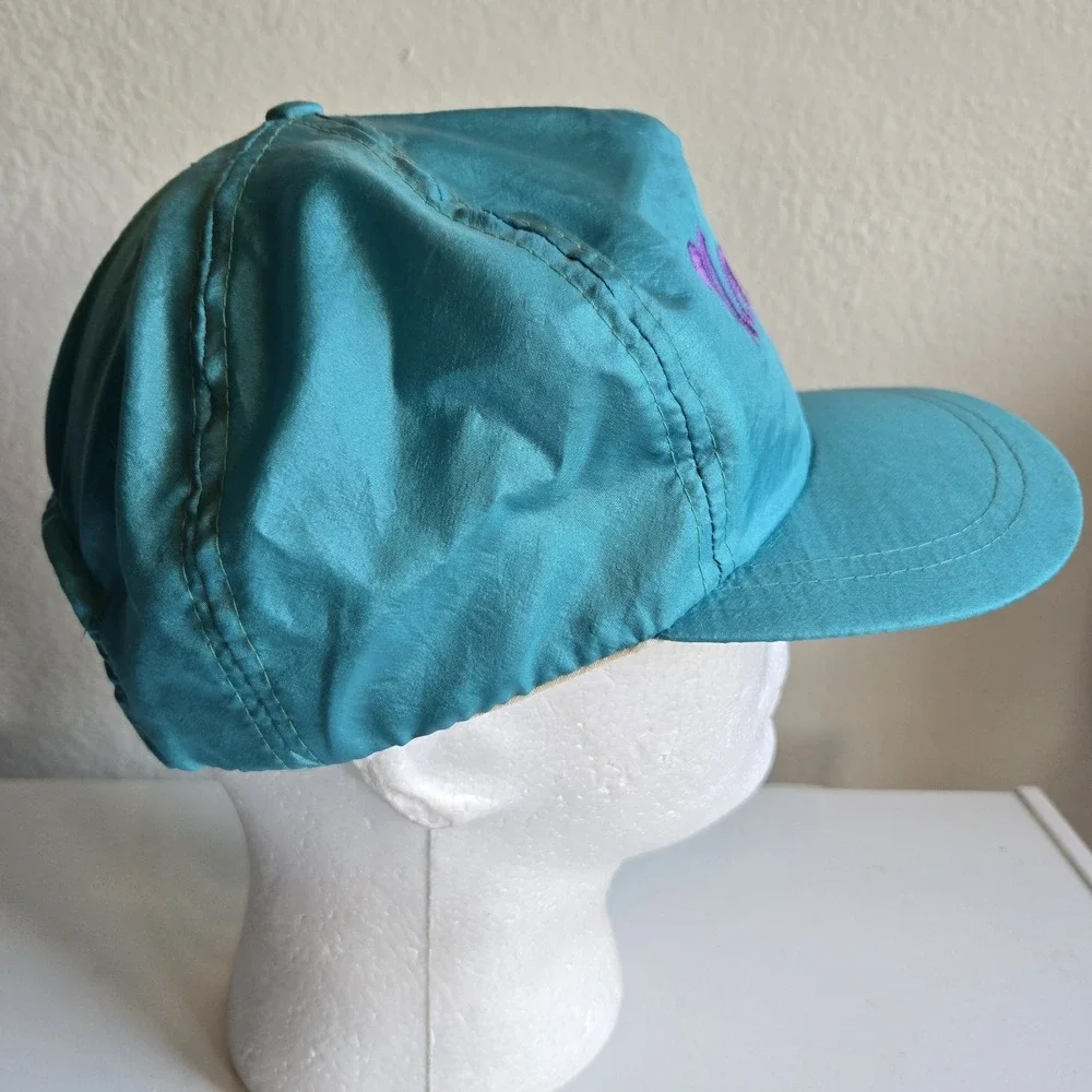 Vintage‎ Great Mountain West Supply Nevada 90's Hat Teal Purple Snapback